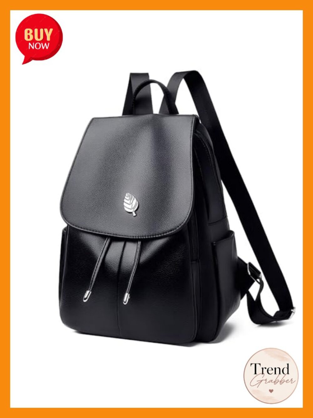 Women's Small Leather Backpack Purse with Multiple Pockets for Travel and